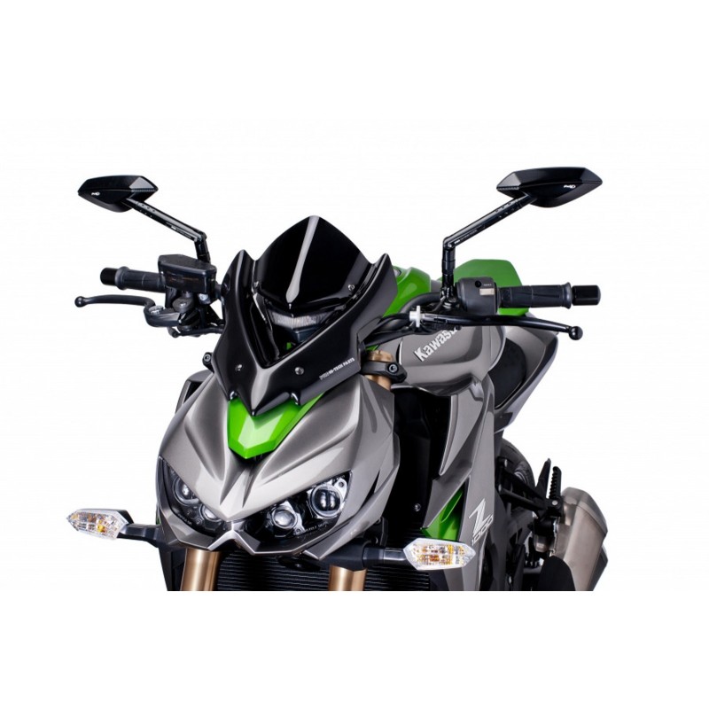 PUIG SPORT WINDSCHUTZSCHEIBE NEW GENERATION KAWASAKI Z 1000 R 2017-2019, SCHWARZ