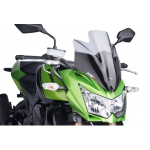 PUIG SPORT WINDSCHUTZSCHEIBE NEW GENERATION KAWASAKI Z 750 2007-2012, LEICHTER RAUCH