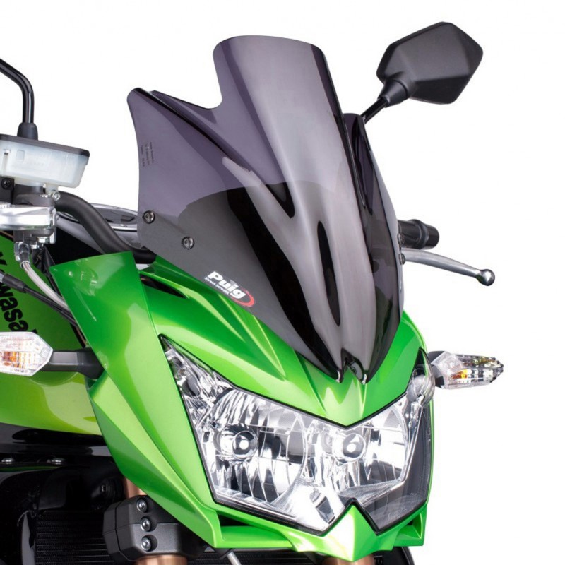 PUIG SPORT NEW GENERATION WINDSCREEN KAWASAKI Z 750 2007-2012, DARK SMOKE