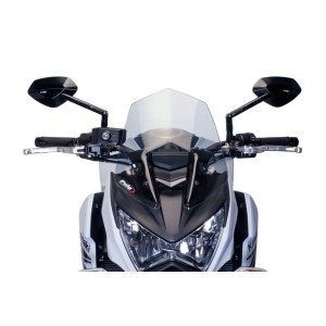 PUIG SPORT NEW GENERATION WINDSCREEN KAWASAKI Z 800 2013-2016, LIGHT SMOKE