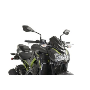 PUIG SPORT WINDSCHUTZSCHEIBE NEW GENERATION KAWASAKI Z 900 2017-2019, SCHWARZ