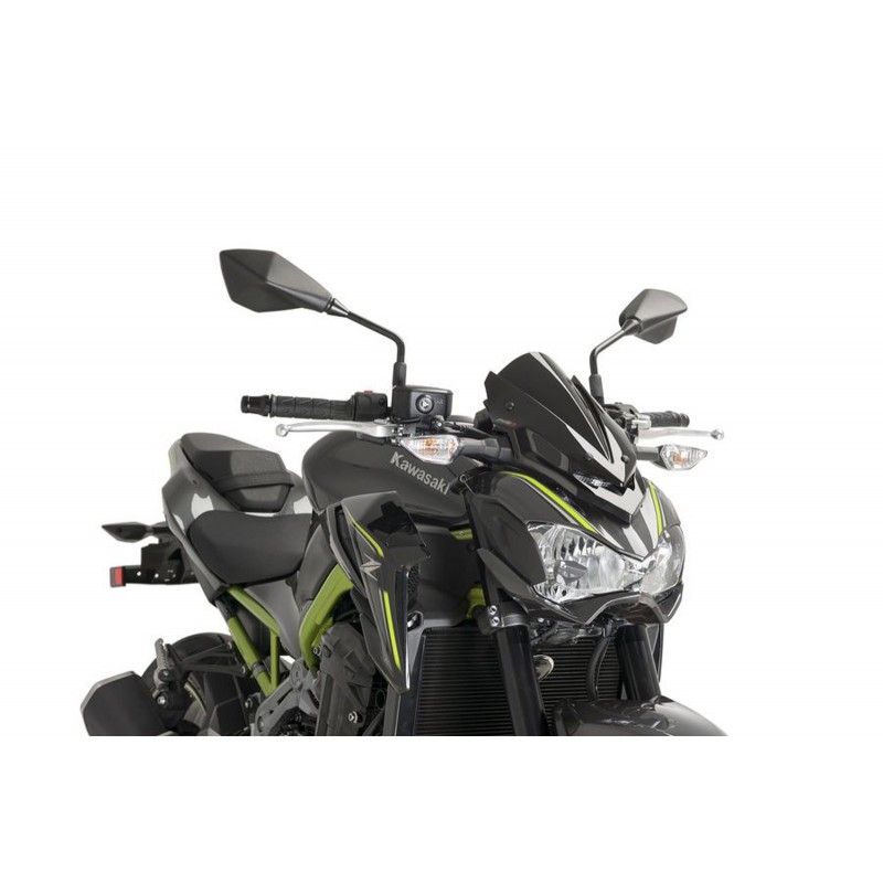 PUIG SPORT WINDSCHUTZSCHEIBE NEW GENERATION KAWASAKI Z 900 2017-2019, SCHWARZ