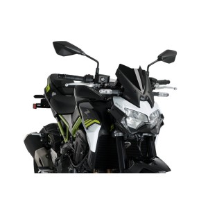 PUIG SPORT WINDSCHUTZSCHEIBE NEW GENERATION KAWASAKI Z 900 2020, SCHWARZ