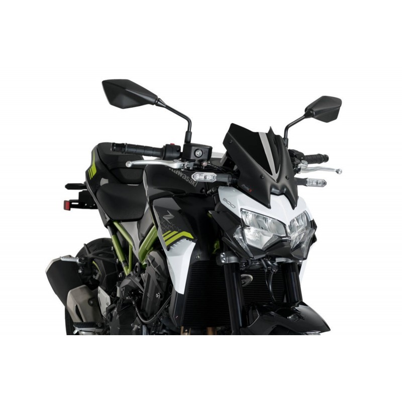 PUIG SPORT WINDSCHUTZSCHEIBE NEW GENERATION KAWASAKI Z 900 2020, SCHWARZ
