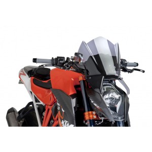 PUIG SPORT NEW GENERATION WINDSCREEN KTM 1290 SUPER DUKE R 2014-2016, LIGHT SMOKE