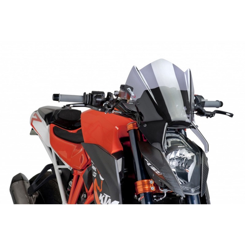 CUPOLINO PUIG SPORT NEW GENERATION KTM 1290 SUPER DUKE R 2014-2016, FUME CHIARO