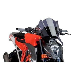 PUIG SPORT NEW GENERATION WINDSCREEN KTM 1290 SUPER DUKE R 2014-2016, DARK SMOKE