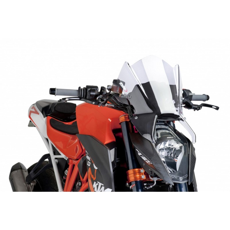 PUIG SPORT WINDSCHUTZSCHEIBE NEW GENERATION KTM 1290 SUPER DUKE R 2014-2016, TRANSPARENT