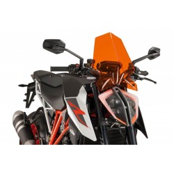 CUPOLINO PUIG SPORT NEW GENERATION KTM 1290 SUPER DUKE R 2017-2019, ARANCIONE