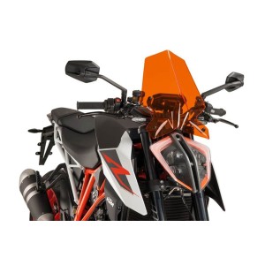 PUIG SPORT NEW GENERATION WINDSCREEN KTM 1290 SUPER DUKE R 2017-2019 ARANCIONE