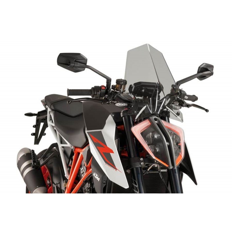 CUPOLINO PUIG SPORT NEW GENERATION KTM 1290 SUPER DUKE R 2017-2019, FUME CHIARO