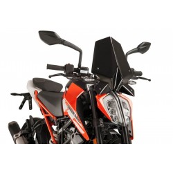 CUPOLINO PUIG SPORT NEW GENERATION KTM 390 DUKE 2017-2020, NERO