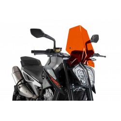 CUPOLINO PUIG SPORT NEW GENERATION KTM 790 DUKE 2018-2020, ARANCIONE