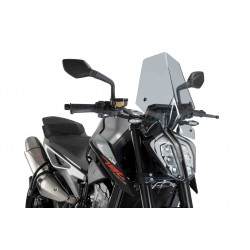 CUPOLINO PUIG SPORT NEW GENERATION KTM 790 DUKE 2018-2020, FUME CHIARO