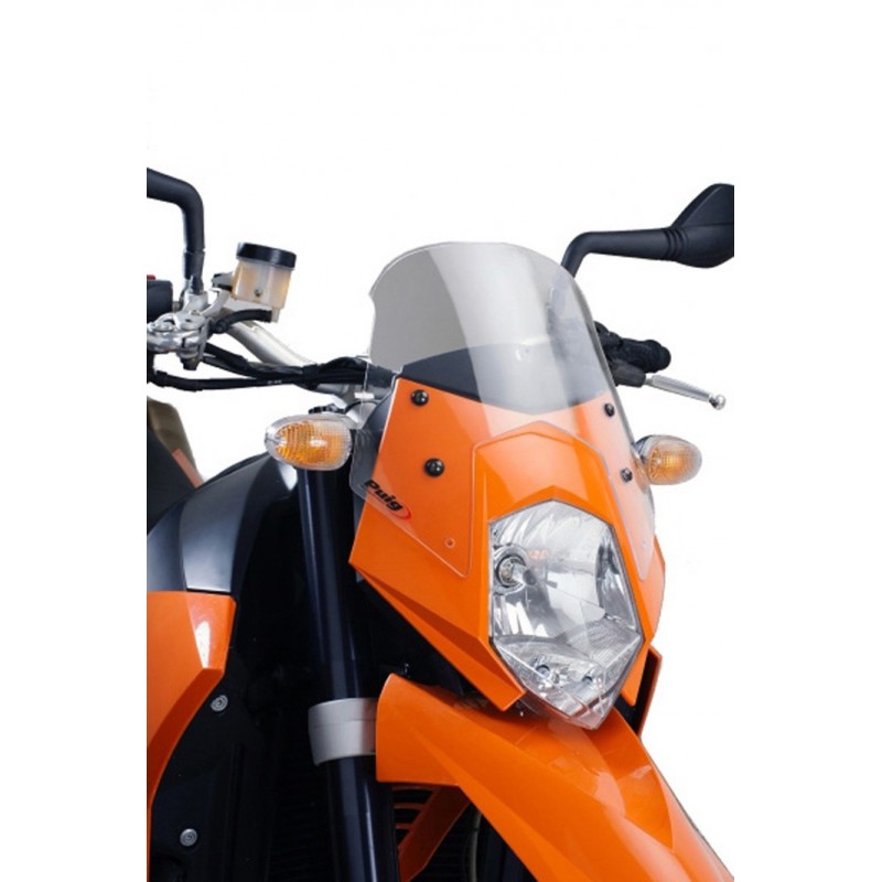 CUPOLINO PUIG SPORT NEW GENERATION KTM SUPERMOTO 950 2005-2008, FUME CHIARO