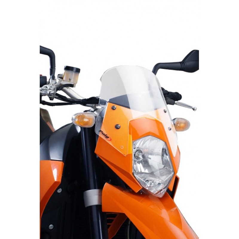 CUPOLINO PUIG SPORT NEW GENERATION KTM SUPERMOTO 950 2005-2008, TRASPARENTE