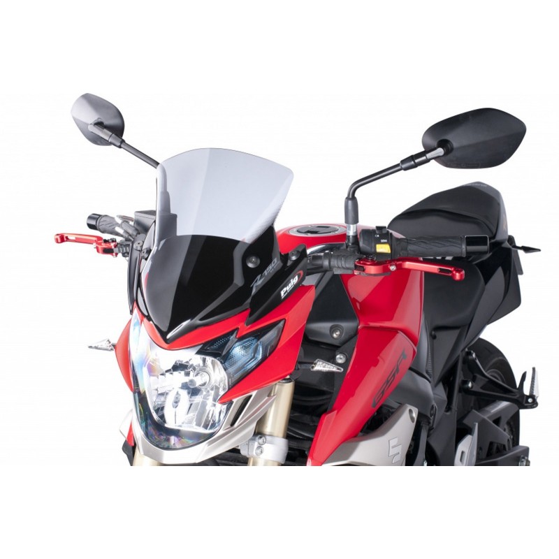 PARABRISAS PUIG SPORT NEW GENERATION SUZUKI GSR 750 2011-2016, AHUMADO CLARO