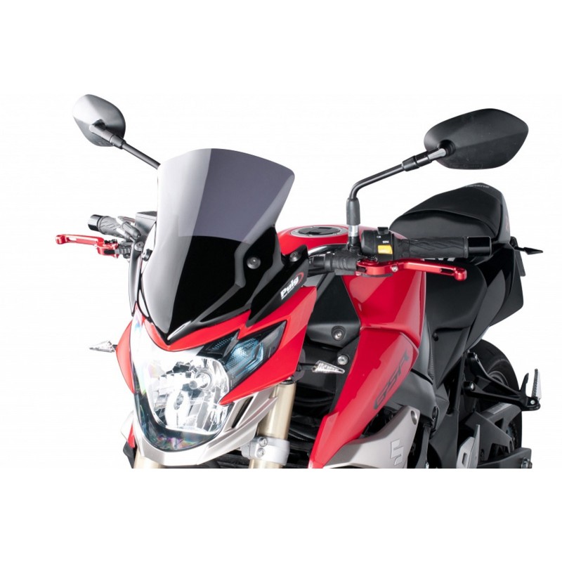 PUIG SPORT WINDSCHUTZSCHEIBE NEW GENERATION SUZUKI GSR 750 2011-2016, DUNKLE RAUCH