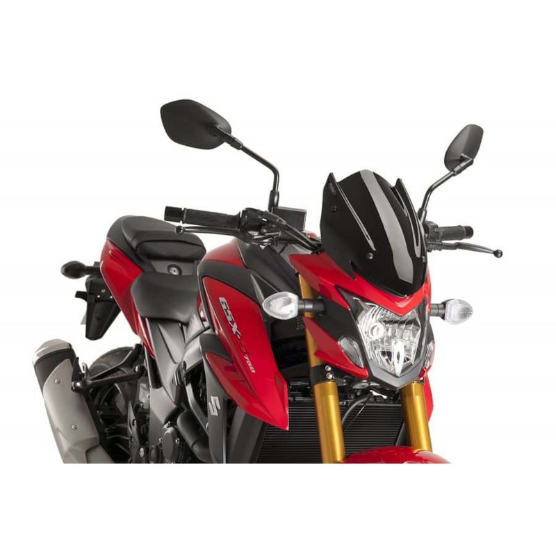 CUPOLINO PUIG SPORT NEW GENERATION SUZUKI GSX-S 750 2017-2020, NERO