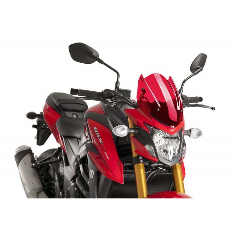 CUPOLINO PUIG SPORT NEW GENERATION SUZUKI GSX-S 750 2017-2020, ROSSO