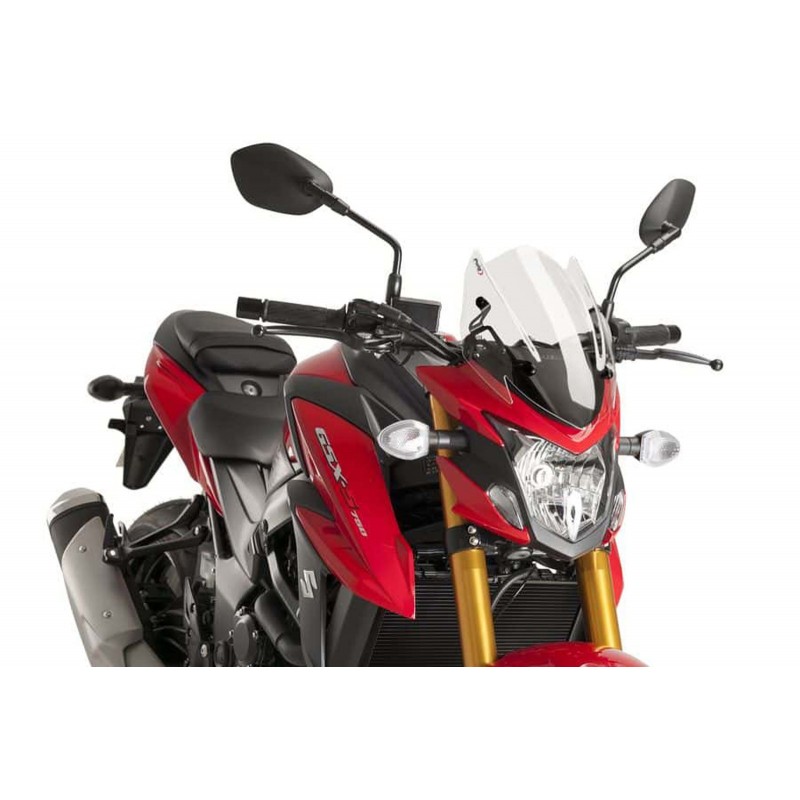 PUIG SPORT WINDSCHUTZSCHEIBE NEW GENERATION SUZUKI GSX-S 750 2017-2020, TRANSPARENT