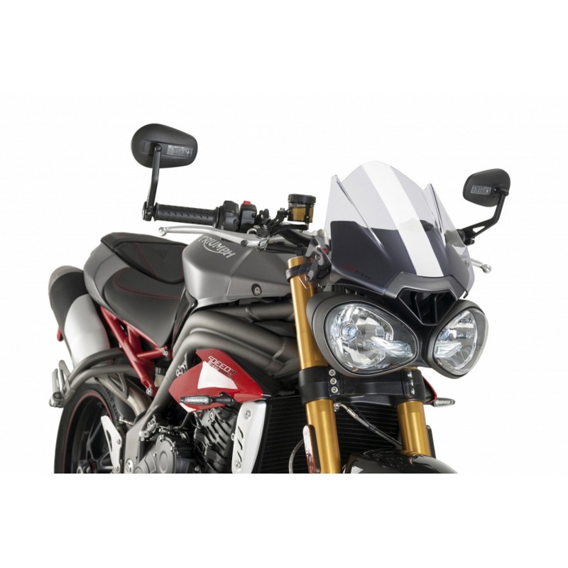 PUIG SPORT WINDSCHUTZSCHEIBE NEW GENERATION TRIUMPH SPEED TRIPLE S 2016-2020, TRANSPARENT