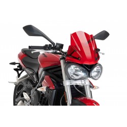 PUIG SPORT WINDSCHUTZSCHEIBE NEW GENERATION TRIUMPH STREET TRIPLE 765 S 2017-2020 ROT