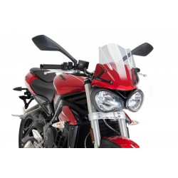 CUPOLINO PUIG SPORT NEW GENERATION TRIUMPH STREET TRIPLE 765 S 2017-2020, TRASPARENTE