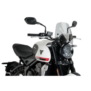 PUIG SPORT WINDSCHUTZSCHEIBE NEW GENERATION TRIUMPH TRIDENT 660 2021-2024, LEICHTER RAUCH