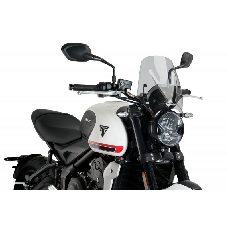 PUIG SPORT WINDSCHUTZSCHEIBE NEW GENERATION TRIUMPH TRIDENT 660 2021-2024, LEICHTER RAUCH