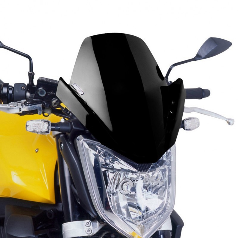PUIG SPORT WINDSCHUTZSCHEIBE NEW GENERATION YAMAHA FZ1 2006-2015, SCHWARZ