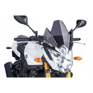 PARABRISAS PUIG SPORT NEW GENERATION YAMAHA FZ8 2010-2015, AHUMADO OSCURO