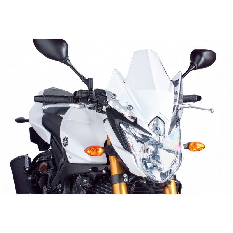 PUIG SPORT WINDSCHUTZSCHEIBE NEW GENERATION YAMAHA FZ8 2010-2015, TRANSPARENT