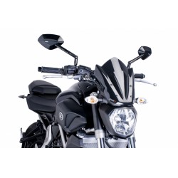 PARABRISAS PUIG SPORT NEW GENERATION YAMAHA MT-07 2014-2017, NEGRO