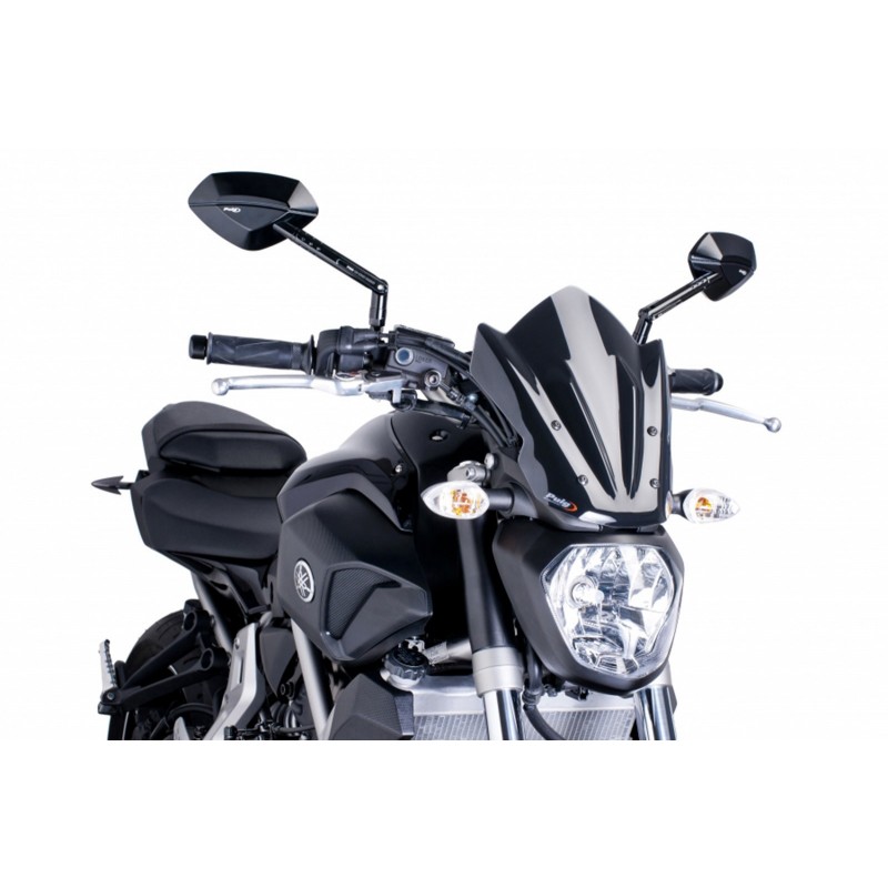 CUPOLINO PUIG SPORT NEW GENERATION YAMAHA MT-07 2014-2017, NERO