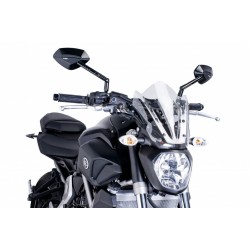 CUPOLINO PUIG SPORT NEW GENERATION YAMAHA MT-07 2014-2017, TRASPARENTE