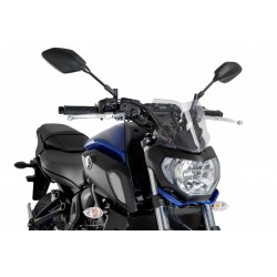 CUPOLINO PUIG SPORT NEW GENERATION YAMAHA MT-07 2018-2020, TRASPARENTE