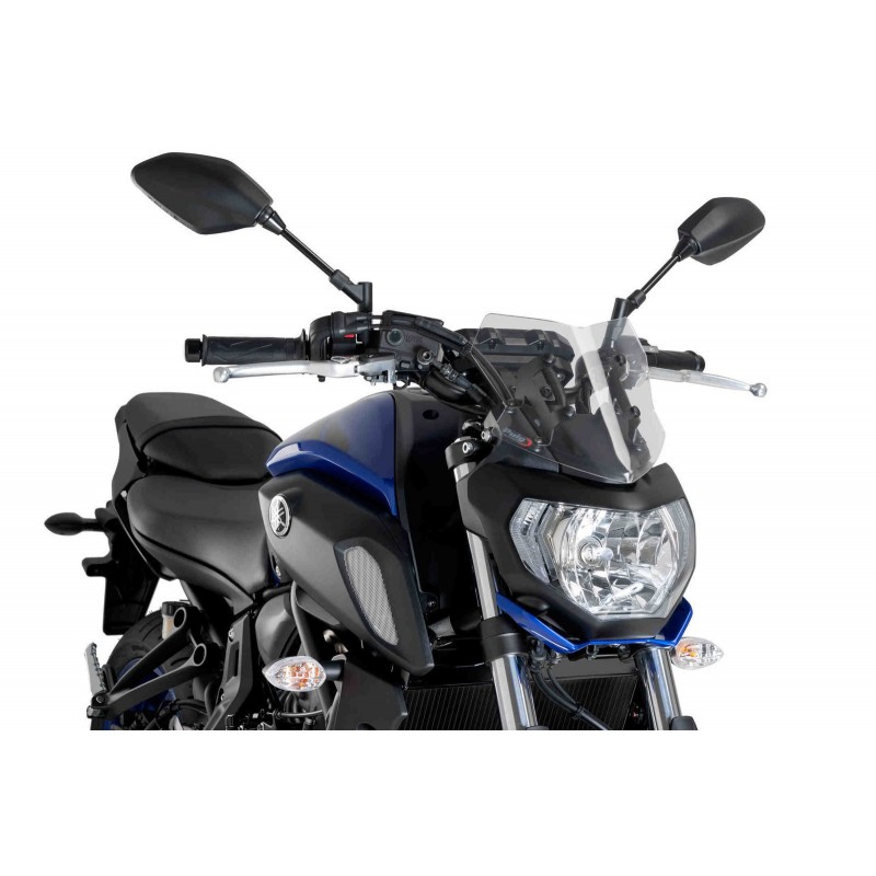 CUPOLINO PUIG SPORT NEW GENERATION YAMAHA MT-07 2018-2020, TRASPARENTE