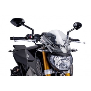 CUPOLINO PUIG SPORT NEW GENERATION YAMAHA MT-09 2013-2016, TRASPARENTE