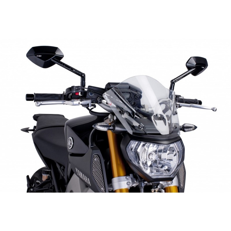 PUIG SPORT WINDSCHUTZSCHEIBE NEW GENERATION YAMAHA MT-09 2013-2016, TRANSPARENT