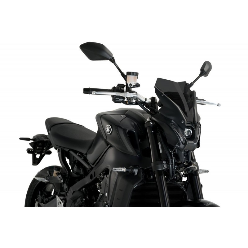 PUIG SPORT WINDSCHUTZSCHEIBE NEW GENERATION YAMAHA MT-09 2021-2022, DUNKLE RAUCH