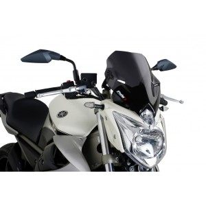 PUIG SPORT WINDSCHUTZSCHEIBE NEW GENERATION YAMAHA XJ6 2009-2012, DUNKLE RAUCH