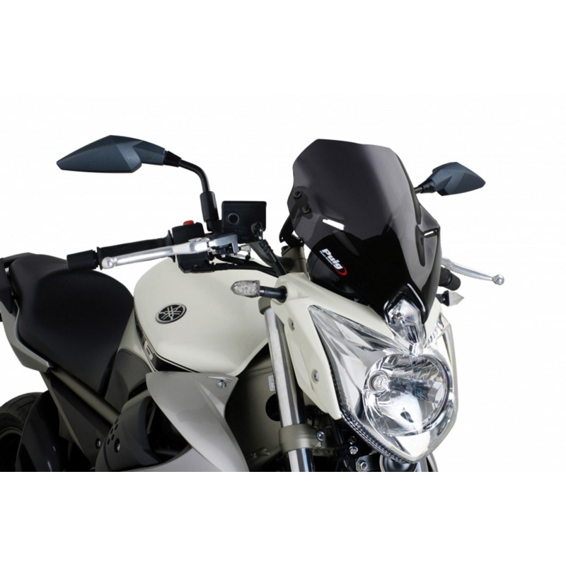 PUIG SPORT NEW GENERATION WINDSCREEN YAMAHA XJ6 2013-2016, DARK SMOKE