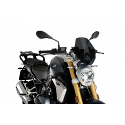 PUIG SPORT WINDSCHUTZSCHEIBE DER NEUEN GENERATION FÜR OEM-UNTERSTÜTZUNG BMW R 1250 R 2019-2020, DUNKLE RAUCH