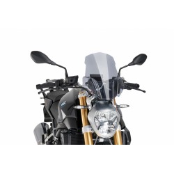 PUIG SPORT WINDSCHUTZSCHEIBE NEW GENERATION FÜR OEM-UNTERSTÜTZUNG BMW R 1200 R 2015-2019, LEICHTER RAUCH