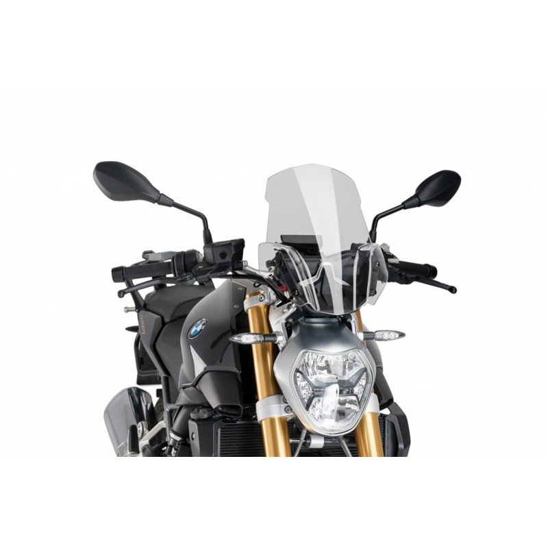 PARABRISAS PUIG SPORT NEW GENERATION PARA SOPORTE OEM BMW R 1200 R 2015-2019, TRANSPARENTE