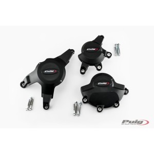 KIT PROTEZIONI CARTER MOTORE PUIG HONDA CBR 1000 RR 2014-2016, NERO