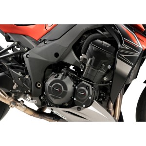 KIT PROTEZIONI CARTER MOTORE PUIG KAWASAKI Z 1000 2014-2016, NERO