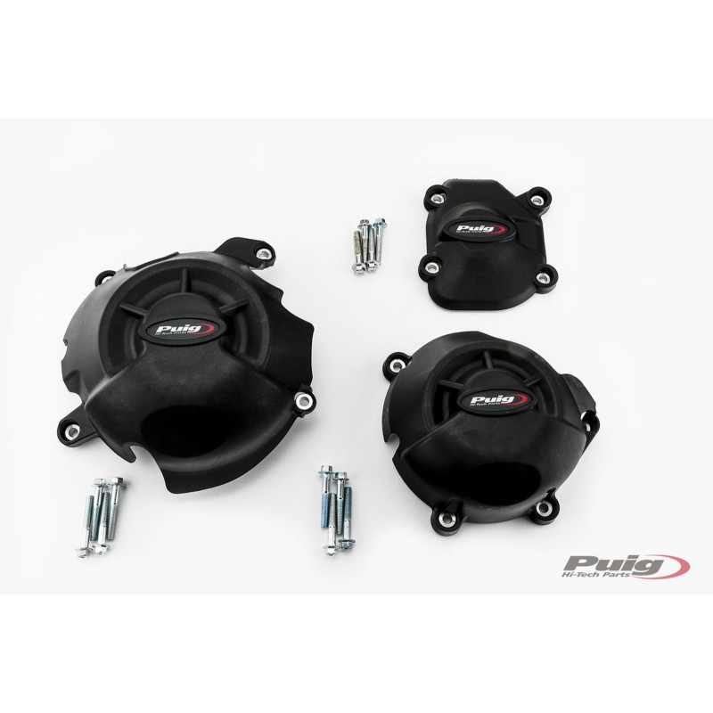 KIT PROTECCION CARTER PUIG KAWASAKI Z 800 2013-2016, NEGRO