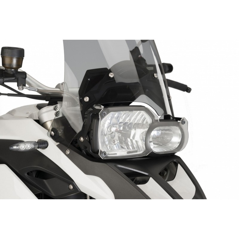 PROTEZIONE FARO ANTERIORE PUIG BMW F 800 GS ADVENTURE 2013-2018, TRASPARENTE